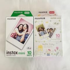 新品 富士フイルム チェキフィルム instax mini キティ 10枚×2点