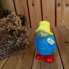 Vintage Paddington Bear Soft Vinyl Coin Bank Bear Figurine Doll