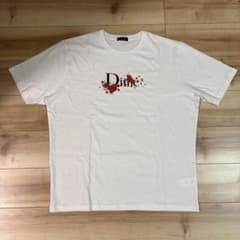 Dime Mtl スプラッターロゴ Tシャツ ホワイト XLのサムネイル