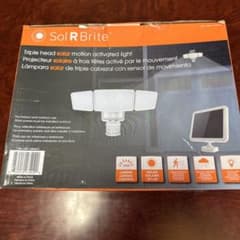 Sol R Brite 三頭ソーラーセンサーライトのサムネイル
