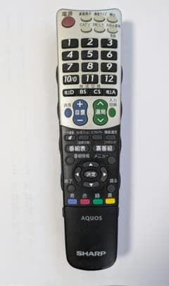 SHARP AQUOS テレビ用リモコン GA825WJSAのサムネイル