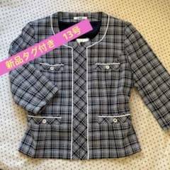 【新品タグ付き】事務服　ツイードジャケット　13号のサムネイル