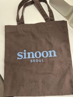 sinoon SEOUL ブラウン ミニトートバッグ
