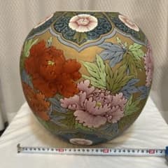 ★専用★憲山窯　大きな花瓶　壺　牡丹 ☆専用☆憲山窯 大きな花瓶 壺 牡丹 - メルカリ