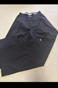 新品未使用ALO ワイドパンツ M BLACK - メルカリ