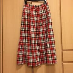 チェックロングスカートのサムネイル
