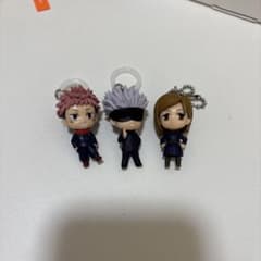 주술회전 마스코트 스트랩 3종 세트