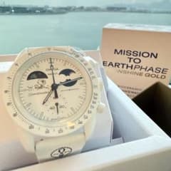OMEGA×Swatch スヌーピー Cold Moon 限定男女ベルト付のサムネイル