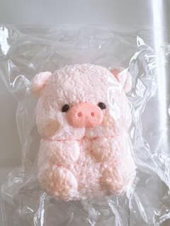 ぶた スクイーズ ピンク ぬいぐるみ風のサムネイル