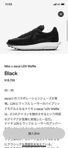 Nike sacai 大売り出し　残り数日で掲載やめますのサムネイル