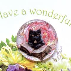 NO 776レジン ヘアゴム ブローチ ハンドメイド 猫ちゃん - メルカリ