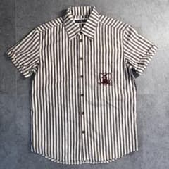 新品 Deity’sWatchdog ストライプ 半袖シャツ 背面グラフィックのサムネイル