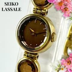 稼働 新品電池✨SEIKO ラサール バングルウォッチ ジュエリー クオーツ