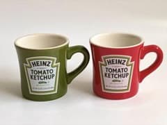 HEINZ ハインツ マグカップ 2個セット レッド グリーン ペアマグカップのサムネイル