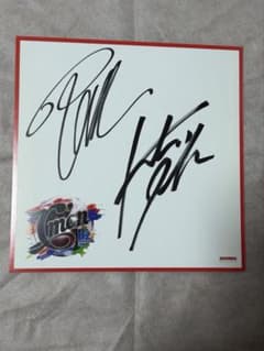 B'z LIVE 2011 C'mon サイン色紙 - メルカリ