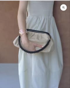 未使用⭐︎ Lenk Dumpling Linen ハンドバッグのサムネイル