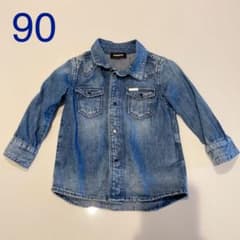 DIESEL ディーゼル　デニムシャツ　12M（90）のサムネイル
