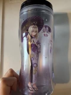 名探偵プリキュア　極楽湯　プリキュア　タンブラー　キュアアルカナシャドウ