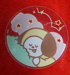BT21 치미 이치 반 쿠지 유리 플레이트 BTS