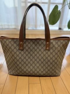 Gucci トートバッグ ベージュ ブラウンのサムネイル