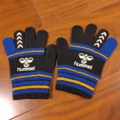 hummel ストライプ 手袋 滑り止め付きのサムネイル