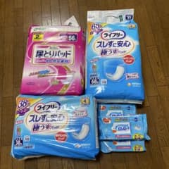 大人用おむつ 尿とりパッド おしりふき まとめ売りのサムネイル