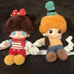 DIMOO WORLD ミッキーミニー ぬいぐるみ　ポップマート　キーホルダーのサムネイル
