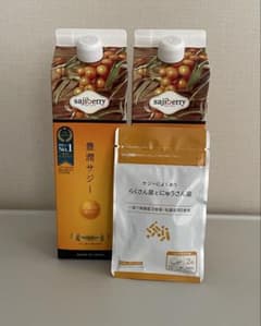 新品未開封】豊潤サジー 1000ml2本セット＆らくさん菌とにゅうさん菌