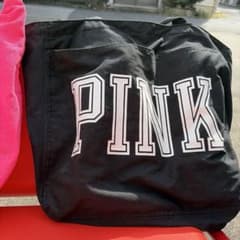 美品❣️VICTORIA'S SECRET PINK トートバッグ ブラックのサムネイル