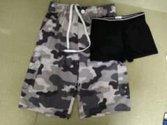 FILA 男の子　迷彩柄水着　140センチのサムネイル