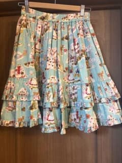 Metamorphose おかしのおうち柄 ティアードスカートのサムネイル