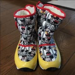 新品 ミッキー 冬 長靴のサムネイル
