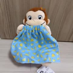 新作未使用品　おさるのジョージ Lぬいぐるみ いないいないばあポーズ プライズ