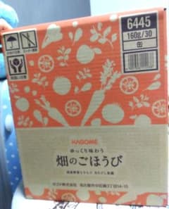 未開封 KAGOME カゴメ ゆっくり味わう 畑のごほうび 《160g×30缶