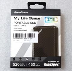 KingSpec MemoStone Z1 ポータブルSSD 2TB - メルカリ