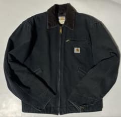 00sアメリカ製 カーハート デトロイトジャケット J01 BLKブラック黒 S