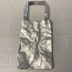 SHIRO ショッパー シルバー 手提げ袋のサムネイル