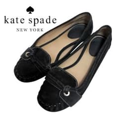 kate spade ケイトスペード モカシン フラットシューズ スエード 22