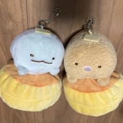 すみっコぐらし　ボールチェーン付き　ホットケーキになりきりぬいぐるみ