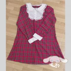 チェックワンピのサムネイル