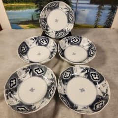 古伊万里 染付膾皿 骨董品 5枚セット - メルカリ