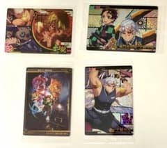鬼滅の刃 カード4枚セット　(煉獄杏寿郎•宇髄天元•炭治郎 他)のサムネイル
