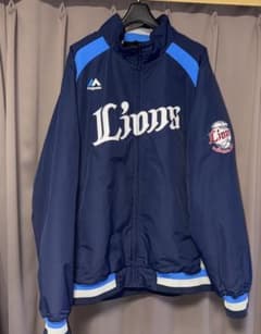 3XL 埼玉西武ライオンズ グランドコート プロモデル majestic - メルカリ