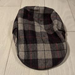 チェック柄ハンチング Mサイズ