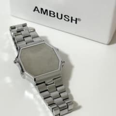 Ambush 時計型 ブレスレット シルバー 男女兼用 AMBUSH アンブッシュ 時計型ブレスレット 22cm シルバー - メルカリ