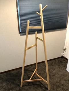 IKEA イケア　モルスニング　ポールハンガー　ハンガーラック　竹製 05be625451328ceea0936b68ab5940