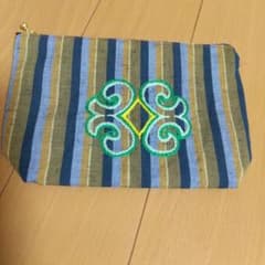 アイヌ刺繍 ポーチのサムネイル
