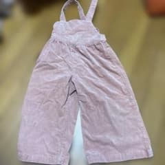 コーデュロイ オーバーオール ピンクのサムネイル
