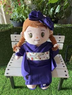 おしゃべりみーちゃん　オリジナル着物４点セットのサムネイル