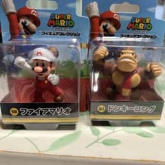 スーパーマリオ ファイアマリオ ドンキーコング フィギュア